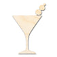 Unfinished Wood Martini Shape | DIY Craft Cutout | up to 46" DIY