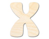 Unfinished Wood Groovy X Font Shape | DIY Craft Cutout | up to 46" DIY