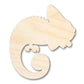 Unfinished Wood Chameleon Shape | DIY Craft Cutout | up to 46" DIY