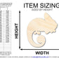 Unfinished Wood Chameleon Shape | DIY Craft Cutout | up to 46" DIY