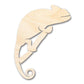 Unfinished Wood Chameleon on Branch Shape | DIY Craft Cutout | up to 46" DIY