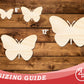 Unfinished Wood Butterfly Shape | JGrondz | DIY Craft Cutout | up to 46" DIY