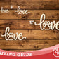 Unfinished Wood Paw Print Love Shape | JGrondz | DIY Craft Cutout | up to 46" DIY