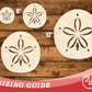 Unfinished Wood Sand Dollar Shape | JGrondz | DIY Craft Cutout | up to 46" DIY