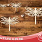 Unfinished Wood Dragonfly Silhouette | JGrondz | DIY Craft Cutout | up to 46" DIY