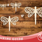 Unfinished Wood Dragonfly Shape | JGrondz | DIY Craft Cutout | up to 46" DIY