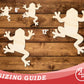 Unfinished Wood Tree Frog Climbing Shape | JGrondz | DIY Craft Cutout | up to 46" DIY