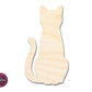 Unfinished Wood Cat Sitting Shape | JGrondz | DIY Craft Cutout | up to 46" DIY