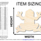 Unfinished Wood Tree Frog Shape | JGrondz | DIY Craft Cutout | up to 46" DIY