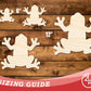 Unfinished Wood Tree Frog Shape | JGrondz | DIY Craft Cutout | up to 46" DIY