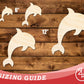 Unfinished Wood Dolphin Shape | JGrondz | DIY Craft Cutout | up to 46" DIY