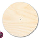Unfinished Wood JGrondz Clock Circle Shape | JGrondz | 10" Circle | 1/2" Thick | Pre-Drilled Hole