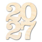Unfinished Wood 2027 Shape | DIY Craft Cutout | up to 46" DIY