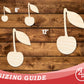 Unfinished Wood Cherry with Leaf Shape | DIY Craft Cutout | up to 46" DIY