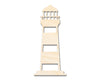Unfinished Wood Lighthouse Shape | DIY Craft Cutout | up to 46" DIY