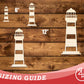 Unfinished Wood Lighthouse Shape | DIY Craft Cutout | up to 46" DIY