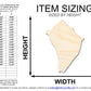 Unfinished Wood Conch Shell Shape | DIY Craft Cutout | up to 46" DIY