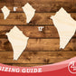 Unfinished Wood Conch Shell Shape | DIY Craft Cutout | up to 46" DIY
