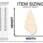 Unfinished Wood Cone Shell Shape | DIY Craft Cutout | up to 46" DIY