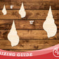 Unfinished Wood Swirl Shell Shape | DIY Craft Cutout | up to 46" DIY