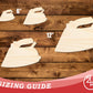 Unfinished Wood Clothing Iron Shape | DIY Craft Cutout | up to 46" DIY