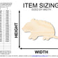 Unfinished Wood Armadillo Shape | DIY Craft Cutout | up to 46" DIY