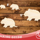 Unfinished Wood Armadillo Shape | DIY Craft Cutout | up to 46" DIY