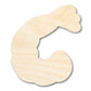 Unfinished Wood Cooked Shrimp Shape | DIY Craft Cutout | up to 46" DIY