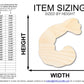Unfinished Wood Cooked Shrimp Shape | DIY Craft Cutout | up to 46" DIY