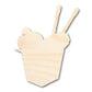 Unfinished Wood Chinese Takeout Shape | DIY Craft Cutout | up to 46" DIY