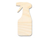 Unfinished Wood Spray Bottle Shape | DIY Craft Cutout | up to 46" DIY