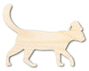 Unfinished Wood Cat With Santa Hat Shape | DIY Craft Cutout | up to 46" DIY