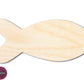 Unfinished Wood Fish Shape | JGrondz | DIY Craft Cutout | up to 46" DIY