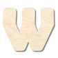 Unfinished Wood Layered Etched Themed Letters | Ice Cream | A-Z | 2 Piece | up to 24"