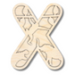 Unfinished Wood Layered Themed Letters | Jungle Animals | A-Z | 2 Piece | up to 24"