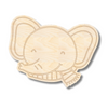 Unfinished Wood Etched Elephant Head Shape | Paint By Line Crafts | up to 30" DIY