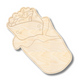 Unfinished Wood Etched Burrito Shape | Paint By Line Crafts | up to 30" DIY