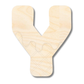 Unfinished Wood Layered Etched Themed Letters | Ice Cream | A-Z | 2 Piece | up to 24"