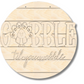 Unfinished Wood Gobble Til You Wobble Etched Door Sign Kit | Wood Craft Cutouts | 1/4" Thick |