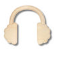 Unfinished Wood Etched Earmuffs Shape | Paint By Line Crafts | up to 30" DIY