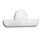 Unfinished Wood Etched Sombrero Shape | Paint By Line Crafts | up to 30" DIY