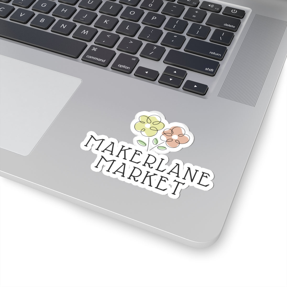 Makerlane Market Floral Logo Sticker