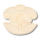 Unfinished Wood Etched Flower Shape | Paint By Line Crafts | up to 30" DIY