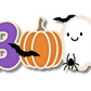 Unfinished Wood Boo Pumpkin Ghost Layered Sign | 3 Piece | Layered Boo Sign | up to 46" DIY