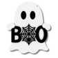 Unfinished Wood Ghost Holding Boo Door Sign Kit | Wood Craft Cutouts | 1/4" Thick |
