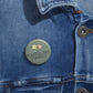 Makerlane Market Floral Logo Pin Button  - 3 Sizes