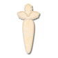 Unfinished Wood Etched Carrot Shape | Paint By Line Crafts | up to 30" DIY