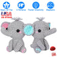 Elephant Crochet Kit Crochet Kit for Beginners DIY Knitting Supplies for Kids Adults 2 Types of Elephants