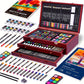 175-Piece Deluxe Art Set – Crayons, Colored Pencils & Acrylics
