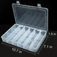 Clear Plastic Organizer Box with Dividers for Tools